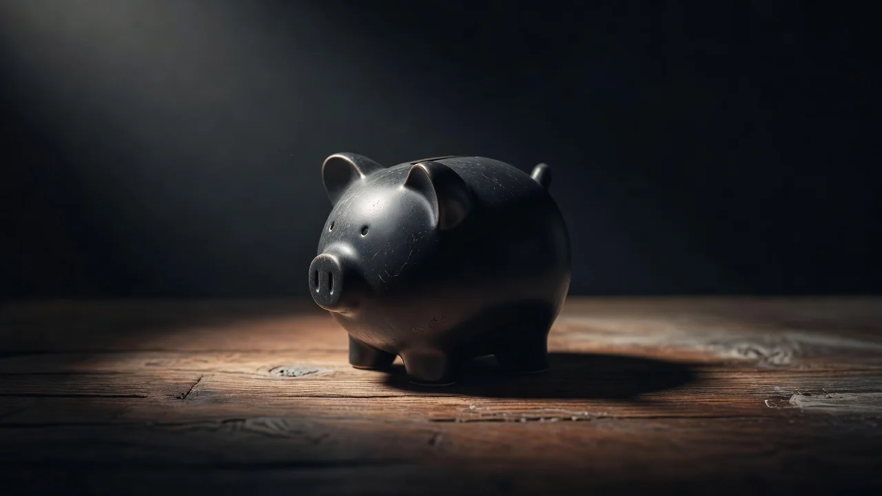 Qora keramika cho'chqa-bank — jamg'arma va garov alohida dunyolar