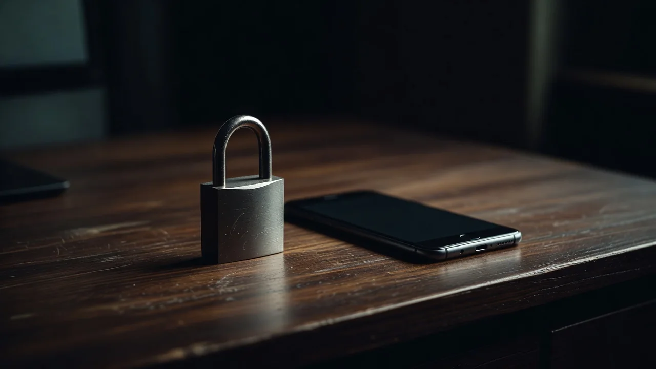 Qulflash yonida yotgan smartfon — hisob xavfsizligi birinchi o'rinda